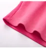 Ny design kvinnors halterhals Rose Color Letter Brodery Thread Cotton Bustier Short Tanks Camis SMLXL
