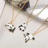 Chaînes mignon Panda pendentif collier pour femmes et hommes 2023 tendance chaîne bijoux voyage Souvenir cadeau accessoires