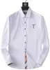 chemise boutonnée de créateur de mode chemise habillée chemises d'affaires formelles chemises décontractées pour hommes à manches longues