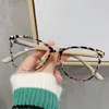 Zonnebril Vintage Vierkante Cat Eye Anti Blauw Licht Bril Vrouwen Computer Bril Bescherming Reader Ultralight PC Big Frame Brillen