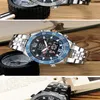 KT Heren Quartz Analoog Digitaal Horloge Luxe Mode Sport Horloge 50M Waterdicht Roestvrij Stalen Band Horloges voor Mannen Business223W