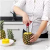 Baking Pastry Tools Pineapple Slicer Peeler Fruit Corer Cutter Stainless Steel Cutting Tool Kitchen Utensil Accessorie Drop Delive Dhglr