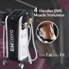 Nyaste vertikala EMS Zero 4 Hantera muskelbyggnad Hip Lift Neo Muscle Stimulator Sculpt Body Sculpting Machine RF Skin åtdragningsenhet