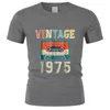 Hommes t-shirts coton t-shirt pour garçons marque de mode chemise hommes ample 46e anniversaire cadeau Vintage 1975 43 ans Mixtape