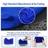 Blue Car Wash Microfiber Handdoek Schoonmaken Drogen Zachte Doek Zomen en Detaillering 30CMX30CM265K