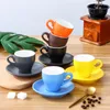 Cups Saucers 80ml Turkish Espresso With Ceramic Cup Set For Coffee Kitchen Party Drink Ware Home Decor Creative Gifts