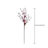 Decorative Flowers 50cm Love Bean Branch Valentine's Day Artificial Flower Wedding Home Decoration Fake