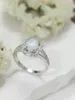 Cluster Rings 2023 Minimalist Large Gemstone Ring Fashionable Niche Design Color Treasure Natural Stone Micro Diamond Inlay