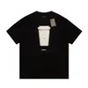 23SS Nouvelle femme T-shirts masculins haut de gamme LETTRE Classique limitée Plastic Cup Printing Tee Summer Beach Breathable Street Street Short Sleeve Oversize Tjammtx365