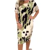 Damesstijl zomer luipaardprint losse casual jurk