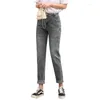 Jeans femme mince Style rétro ancienne marque décontracté pantalon quotidien quatre saisons livraison directe femmes grande taille L-8XL Denim Harem Sexy