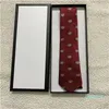 Дизайнерская мужская буква галстук шелка
