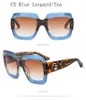 Sunglasses 2023 Luxury Fashion Brand Designer Big Frame Ladies Oculos Men Driving Outdoor 97394