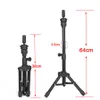 Wig Stand Alileader 64cm Adjustable Wig Stand Wig Tripod With Canvas Head Training Mannequin Head Wig Head Wig Making Kit Wig Tripod Stand 230731