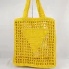 Sac de créateur pour femmes Mode Manuel Tissage Paille Tissus Grande capacité Vacances Sacs de plage Léger Sauvage Gros Sacs à main réutilisables Loisirs Shopping le fourre-tout PD43