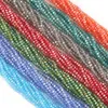 Choker Multi Color 3 mm 125pcs Bicone Austria Crystal Kulki Kryształowe cięte okrągłe szkło do biżuterii produkują