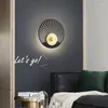 Lámpara de pared OUTELA LED moderno nórdico creativo Simple Interior Sconce luces para decoración hogar sala de estar dormitorio cabecera