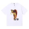 Designer t-shirts mens shorts strand korta byxor kvinnor bomull korta ärmar skjortor casual tshirt mångsidiga rhude tees skjorta snabba mesh shorts topps svv