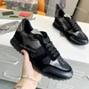 Designer skor kamouflage sneakers kvinnor nitskor med lägenheter mesh män sneakers camo mocka läder tränare snörning sneaker dayremit mesh