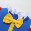 Conjuntos de roupas roupas de verão bebê menina macacão malha vestido princesa faixa de cabelo 2 peças 2023 criança bonita 0-18 m