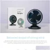 Andra hushållsapparater Small Fan Mini Noiseless USB Three Gears Justerbar Portable för Student Dormitory Office Desktop Readgeble DHDD4