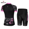 Cykeltröja sätter cykelkvinna Kläder Mountain Bike Shorts Women Road och Tshirt Jumpsuit Suit MTB 230801