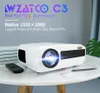 その他のエレクトロニクスWZATCO C3 LEDプロジェクターAndroid 11 0 Wifi Full HD 1080p 300Inch Big Screen Proyector Home Theatre Smart Video Beamer 230731