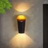 Lâmpada de parede à prova d'água LED ao ar livre interior luz para cima para baixo pátio villa decoração de fundo decoração de rua decorações para casa