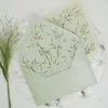 Gift Wrap 5pcs/lot Bamboo Envelopes For Wedding Invitations Post Cards Lining 160X113mm