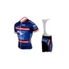 Koszulki rowerowe Tops 2022 USPS US United States Postal Jersey Oddychane krótkie zestawy rękawowe Summer Quick Dry Cloth Mtb Ropa Ciclismo Dhbgu