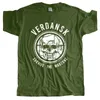 Men's T Shirts Summer Mens Black T-shirt Teamzad Verdansk Survive The Warzone It Is Your Duty Map Gamer Cotton Tee-shirt Male Tees