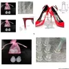 Shoe Parts Accessories Wholesale Quality Omens Shoes Heel Stoppers Clear Round Dia 10Mm Ladies High Heels Protectors Drop Series Randomly