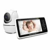 Andere 5 -inch draadloze langeafstand intercom temperatuurweergave babymonitor nacht visie thuis beveiliging CCTV camera babysitter x0731