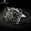 Наручительные часы Pagani Design Men's Men's Automatic Watches Top Brand Luxury Men Механические наручные часы водонепроницаемы 007 Commander NH35 Sport 230731