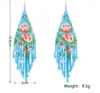 Dangle Earrings Beaded Seed Bead Bohemian Flower Styles