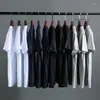 T-shirts pour hommes Chemise à manches courtes pour hommes ENCRÉ NOIR CRÂNE TATOUAGE ENCRE SCÈNE T-shirt à la mode Homme Hauts d'été