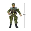 Action Toy Figures 12Pcs Army Men and SWAT Team Special Forces Soldiers WWII War Game Playset Military Weapon Modle For Kid Boy Gift 230731