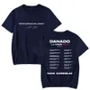 T-shirts pour hommes Ivan Cornejo T-shirt Danado US Tour 2023 Merch Crewneck T-shirt à manches courtes T-shirt pour hommes Hip Hop Vêtements J230731