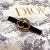 Headbands designer French Little Fragrance C Family Black Set Hair Ring Versatile Sponge Band Velvet Duck Mouth Clip Jewelry Q67T