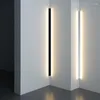 Wall Lamp Modern Line Type Light Minimalist Corner LED Sconce Stair Bedroom Bedside Indoor Lighting