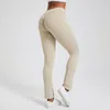 Active Pants Cross-midja blossade kvinnors yttre slitage sommar hög midjande höftlyft tunna naken dans fitness sport yoga