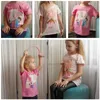 T-shirts 2 8 Jahre Baby Mädchen Baumwolle Nette Kinder Einhorn Print T-shirt Für Mädchen Kinder Sommer Kurzarm Tops infant Kleidung 230731