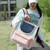 Cat Carriers Backpack Portable Breathable Pet Carrier Bag Out Travel Transparent Shoulders For Cats Small Dogs Carrying Supplies