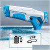 Giocattoli da bagno Pistola ad acqua Matic Induzione Absorbing Summer Electric Toy High-Tech Burst Beach Outdoor Fight Drop Delivery Baby Kids Matern Dhorg