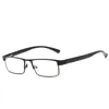 Solglasögon unisex pochromic läsglasögon anti-blue ljus utomhus metall ram hd presbyopia glasögon diopter 1.0 till 4.0