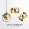 Pendant Lamps Light Luxury Modern Simple Gold Restaurant Bar Counter Single Head Creative Minimalist Art Hanging Fixture