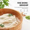 Ensembles de vaisselle vapeur mélange seau à riz rond Sushi Restaurant Style japonais bois pratique conteneur