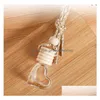 Essential Oils Diffusers Car Air Outlet Freshener Diffuser Bottle Clip per tom Pendant Oil doft hängande prydnad interiör DRO DHRMB