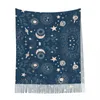 Scarves Women Scarf Tassel Head Wraps Space Galaxy Constellation Zodiac Star Femme Thin Autumn Spring Winter Bandana