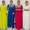 Etniska kläder afrikanska klänningar för kvinnor dashiki Long Maxi Dress Diamonds Summer Autumn Ladies Traditionell Fairy Dreess